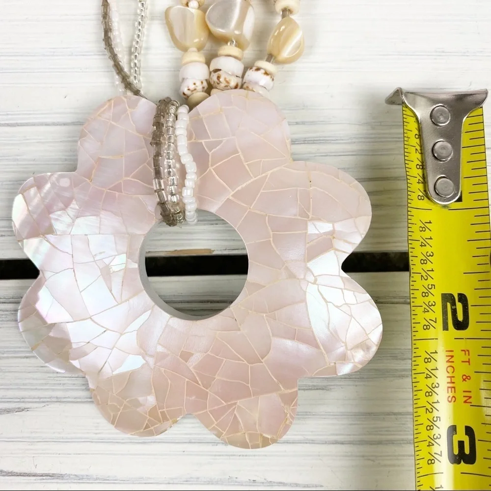 Bohemian Style Boho Floral Statement Necklace